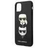 Чехол Karl Lagerfeld Saffiano Karl & Choupette Head для iPhone 11 Pro Max Black (KLHCN65SAKICKCBK)