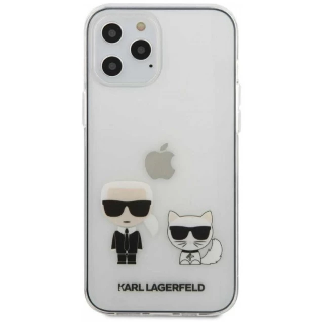 Чехол Karl Lagerfeld Karl & Choupette для iPhone 12 Pro Max Transparent (KLHCP12LCKTR)