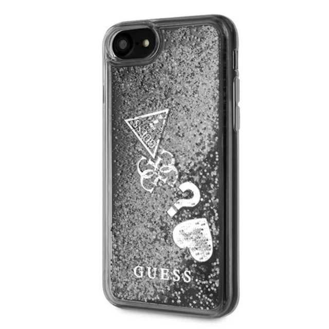 Чехол Guess Glitter Charms для iPhone SE 2022/SE 2020 | 8 | 7 Silver (GUOHCI8GLHFLSI)