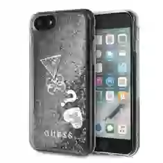 Чохол Guess Glitter Charms для iPhone SE 2022/SE 2020 | 8 | 7 Silver (GUOHCI8GLHFLSI)