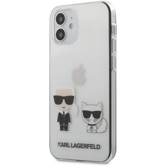 Чохол Karl Lagerfeld Karl & Choupette для iPhone 12 mini Transparent (KLHCP12SCKTR)