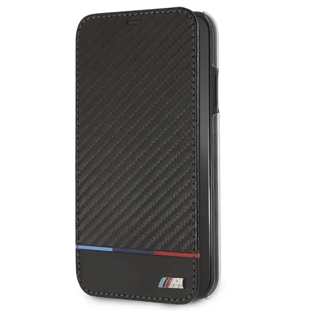 Чохол BMW для iPhone XR M Collection PU Carbon Stripe Black (BMTRBKI61PUCARTCBK)