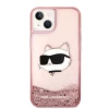 Чехол Karl Lagerfeld Glitter Choupette Head для iPhone 14 Pink (KLHCP14SLNCHCP)