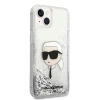 Чохол Karl Lagerfeld Glitter Karl Head для iPhone 14 Silver (KLHCP14SLNKHCH)