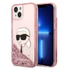 Чохол Karl Lagerfeld Glitter Karl Head для iPhone 14 Pink (KLHCP14SLNKHCP)