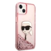 Чохол Karl Lagerfeld Glitter Karl Head для iPhone 14 Pink (KLHCP14SLNKHCP)