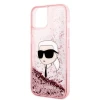 Чохол Karl Lagerfeld Glitter Karl Head для iPhone 14 Pink (KLHCP14SLNKHCP)