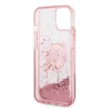 Чохол Karl Lagerfeld Glitter Karl Head для iPhone 14 Pink (KLHCP14SLNKHCP)