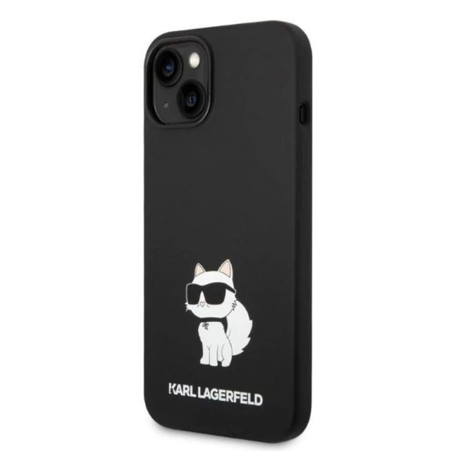 Чехол Karl Lagerfeld Silicone Choupette для iPhone 14 Black (KLHCP14SSNCHBCK)