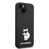 Чохол Karl Lagerfeld Silicone Choupette для iPhone 14 Black (KLHCP14SSNCHBCK)