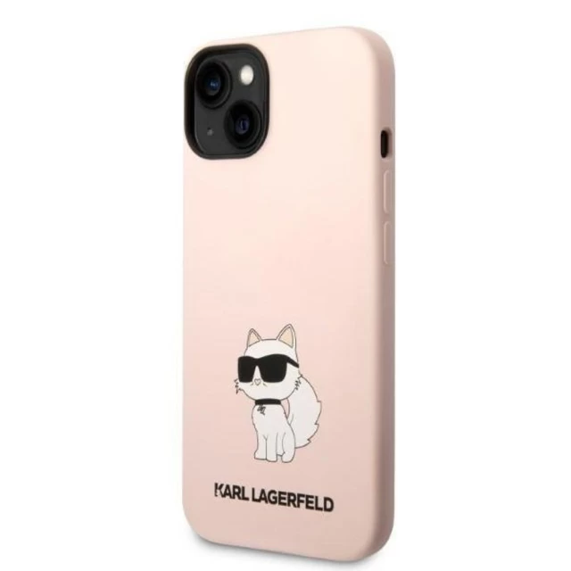 Чехол Karl Lagerfeld Silicone Choupette для iPhone 14 Pink (KLHCP14SSNCHBCP)