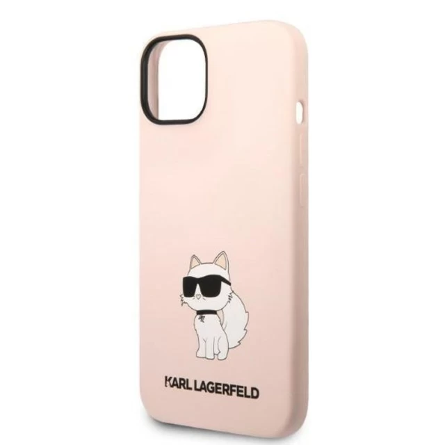 Чохол Karl Lagerfeld Silicone Choupette для iPhone 14 Pink (KLHCP14SSNCHBCP)