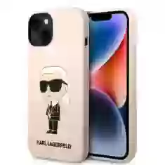 Чохол Karl Lagerfeld Silicone Ikonik для iPhone 14 Pink (KLHCP14SSNIKBCP)