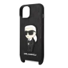 Чохол Karl Lagerfeld Monogram Ikonik Patch для iPhone 14 Black (KLHCP14SSTKMK)