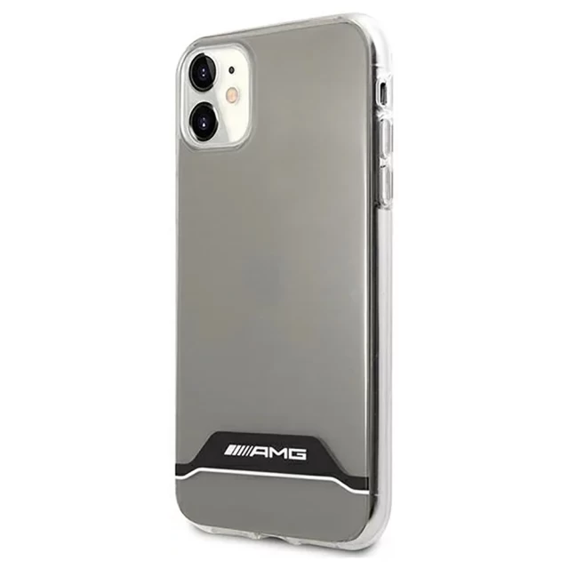 Чехол Mercedes для iPhone 11 Electroplate Horizontal Black/White (AMHCN61TCBW)