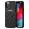 Чохол Mercedes для iPhone 12 | 12 Pro Max Leather Curved Lines Black (AMHCP12MOSDBK)