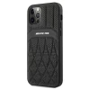 Чохол Mercedes для iPhone 12 | 12 Pro Max Leather Curved Lines Black (AMHCP12MOSDBK)