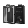 Чехол Mercedes для iPhone 13 | 13 Pro Leather Hot Stamped Black (AMHCP13LDOLBK)