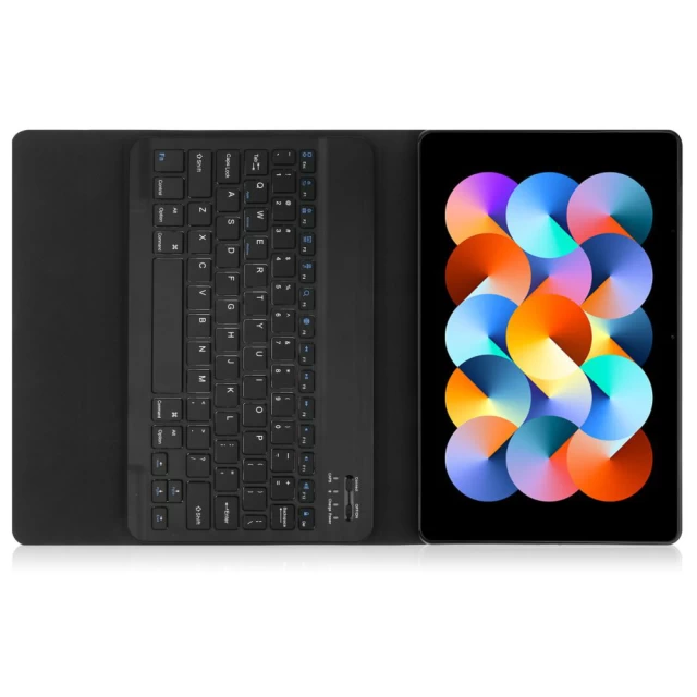 Чехол с клавиатурой Tech-Protect Smartcase + Keyboard для Xiaomi Redmi Pad 10.6 Black (9490713930892)