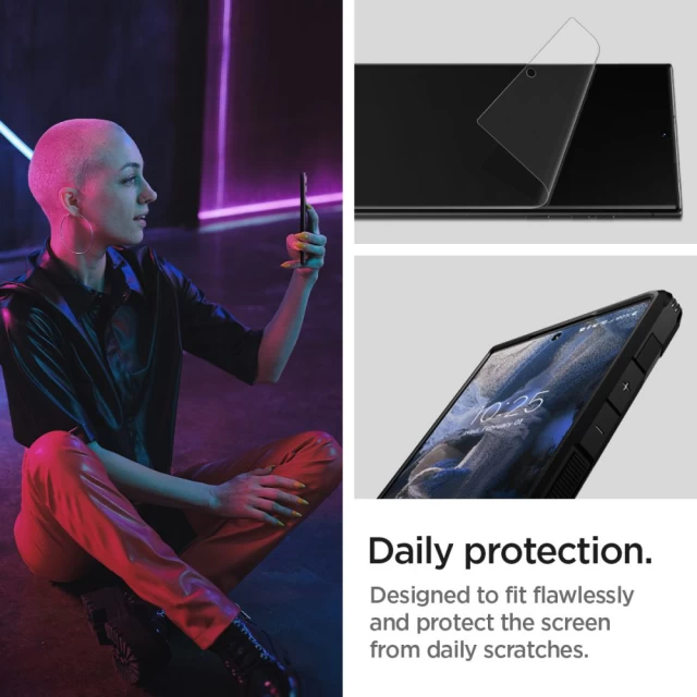 Защитная пленка Spigen Neo Flex (2 pack) для Samsung Galaxy S23 Ultra Clear (AFL05943)