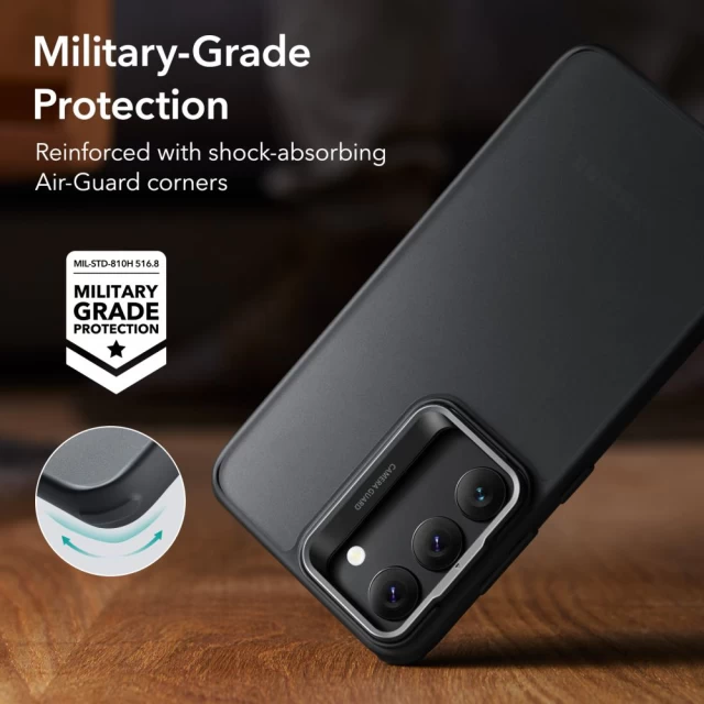 Чохол ESR Kickstand для Samsung Galaxy S23 Frosted Black (4894240175668)