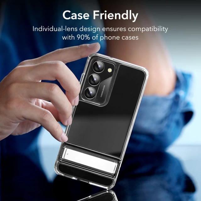 Защитное стекло ESR Camera Protector для камеры Samsung Galaxy S23 | S23 Plus Black (4894240175712)
