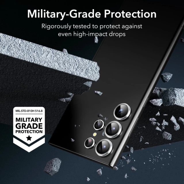 Защитное стекло ESR Camera Protector для камеры Samsung Galaxy S23 Ultra Silver (4894240175750)