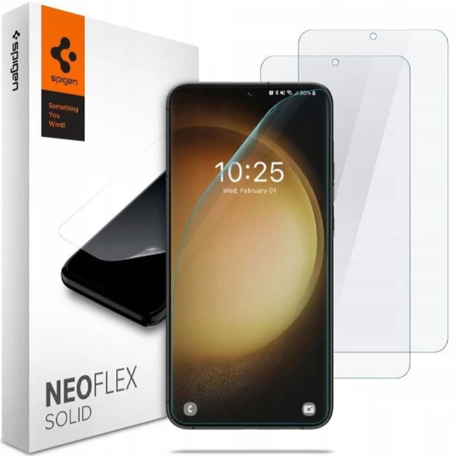 Защитная пленка Spigen Neo Flex (2 pack) для Samsung Galaxy S23 Plus Clear (AFL05951)