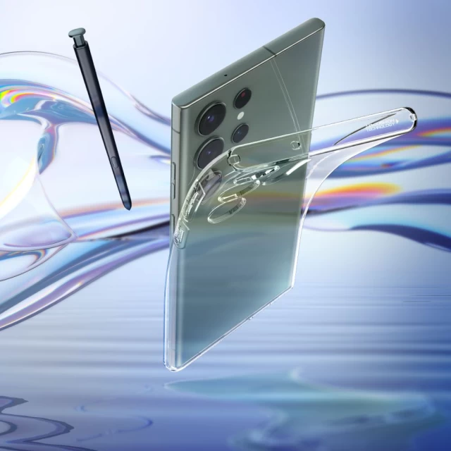 Чохол Spigen Liquid Crystal для Samsung Galaxy S23 Ultra Crystal Clear (ACS05610)