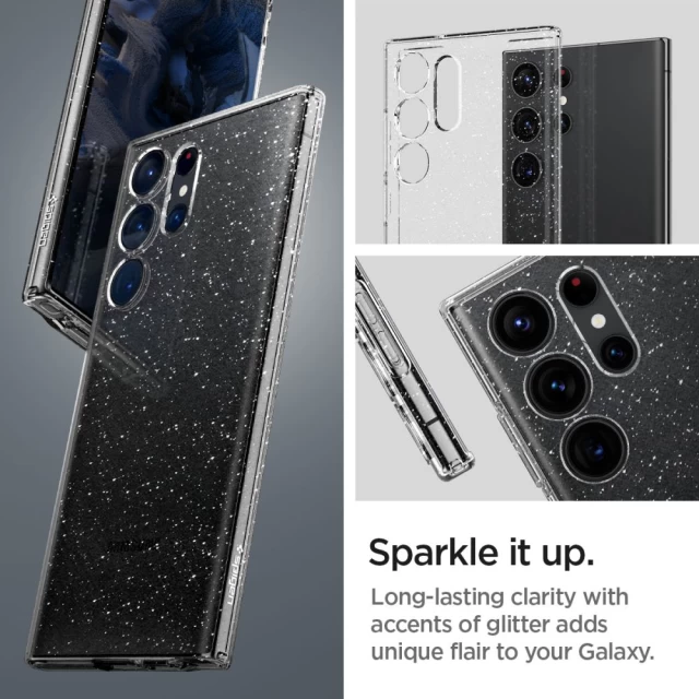 Чохол Spigen Liquid Crystal для Samsung Galaxy S23 Ultra Glitter Crystal (ACS05612)