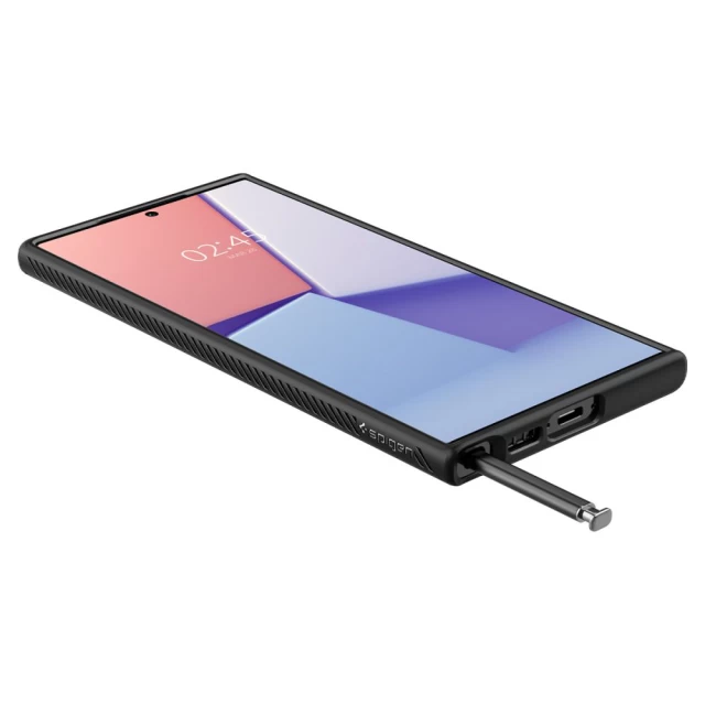 Чехол Spigen Liquid Air для Samsung Galaxy S23 Ultra Matte Black (ACS05614)