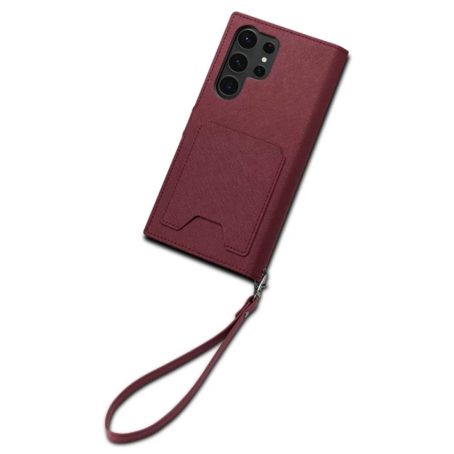 Чехол Spigen Wallet S Plus для Samsung Galaxy S23 Ultra Burgundy (ACS05630)