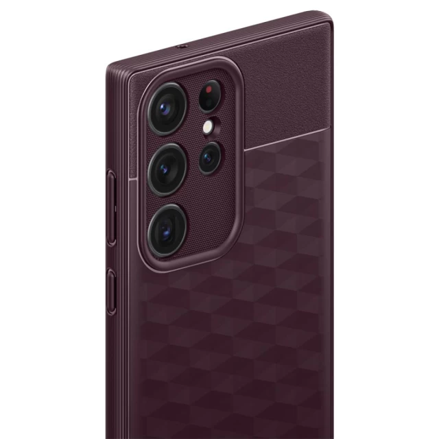 Чехол Spigen Caseology Parallax для Samsung Galaxy S23 Ultra Burgundy (ACS05656)