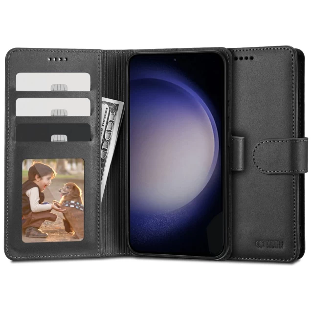 Чохол Tech-Protect Wallet для Samsung Galaxy S23 Plus Black (9490713929575)