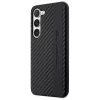 Чехол Mercedes для Samsung Galaxy S23 Plus S916 Carbon Stripe&Embossed Black (AMHCS23MBLSCA)