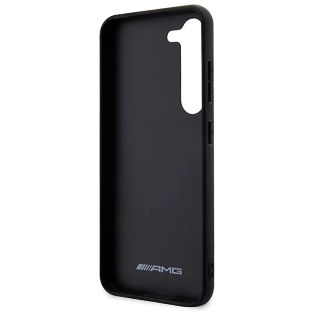 Чохол Mercedes для Samsung Galaxy S23 Plus S916 Carbon Stripe&Embossed Black (AMHCS23MBLSCA)