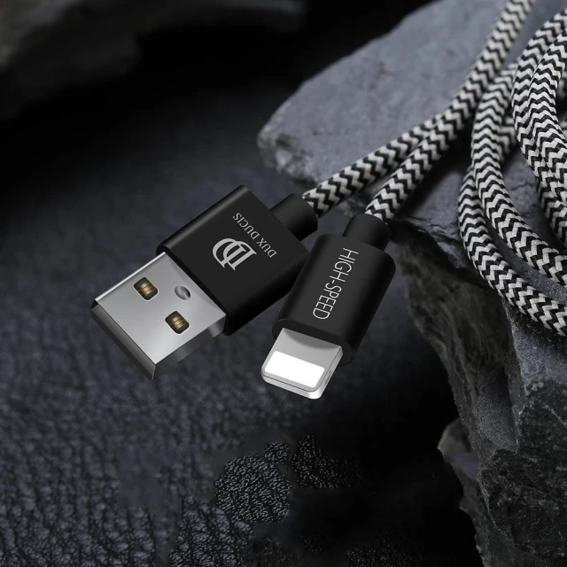 Кабель Dux Ducis K-ONE Series USB to Lightning 2 m Black (6934913095898)