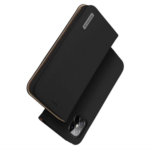 Чехол Dux Ducis Wish Leather Bookcase для iPhone 12 Pro Max Black (6934913060469)