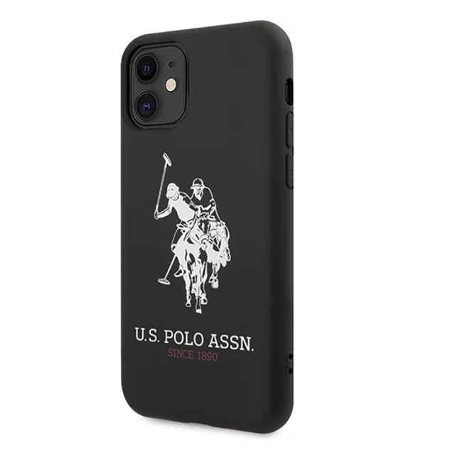 Чохол U.S. Polo Assn Silicone Collection для iPhone 11 Black (USHCN61SLHRBK)