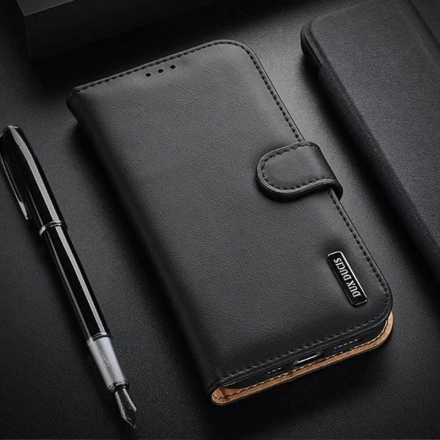 Чехол Dux Ducis Hivo Leather Flip Wallet для iPhone 12 | 12 Pro Black (6934913059692)