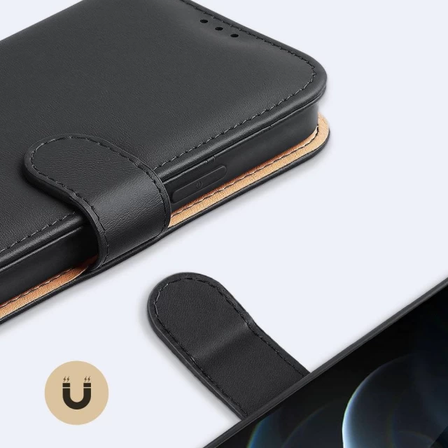 Чехол Dux Ducis Hivo Leather Flip Wallet для iPhone 12 Pro Max Black (6934913059722)