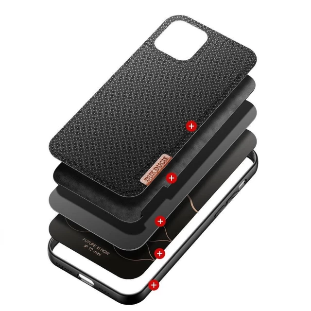 Чехол Dux Ducis Fino Case для iPhone 12 mini Black (6934913055663)