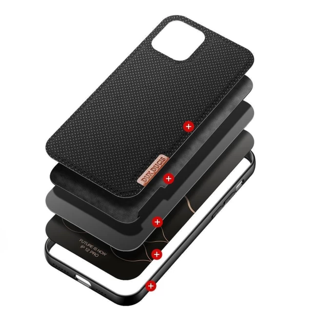 Чохол Dux Ducis Fino Case для iPhone 12 | 12 Pro Black (6934913055694)
