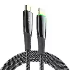 Кабель Dux Ducis K-IV Series USB-C to Lightning with LED Power Delivery 3 m Black (6934913055304)