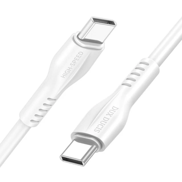 Кабель Dux Ducis KV USB Type C to USB Type C 1 m White (6934913053430)