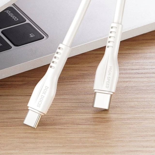 Кабель Dux Ducis KV USB Type C to USB Type C 1 m White (6934913053430)