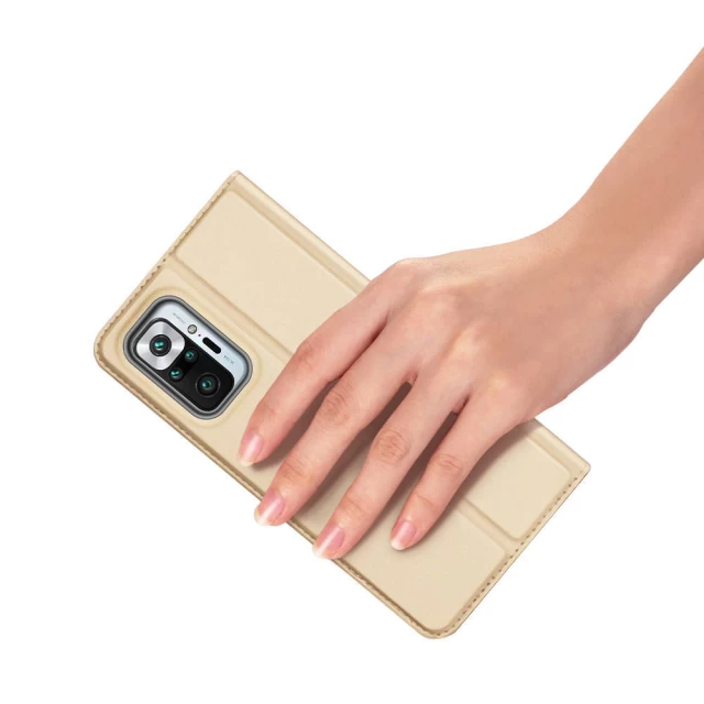 Чохол Dux Ducis Skin Pro для Xiaomi Redmi Note 10 Pro Gold (6934913051436)
