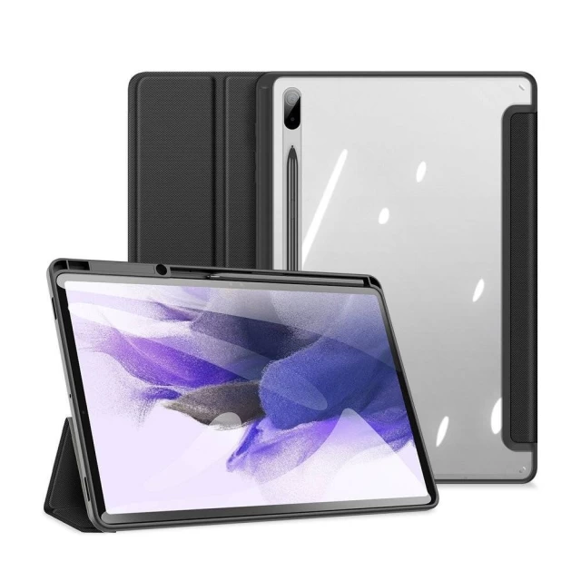 Чехол Dux Ducis Toby Armored Flip Smart Case для Samsung Galaxy Tab S7 Plus | S7 FE | S8 Plus Black (6934913042632)