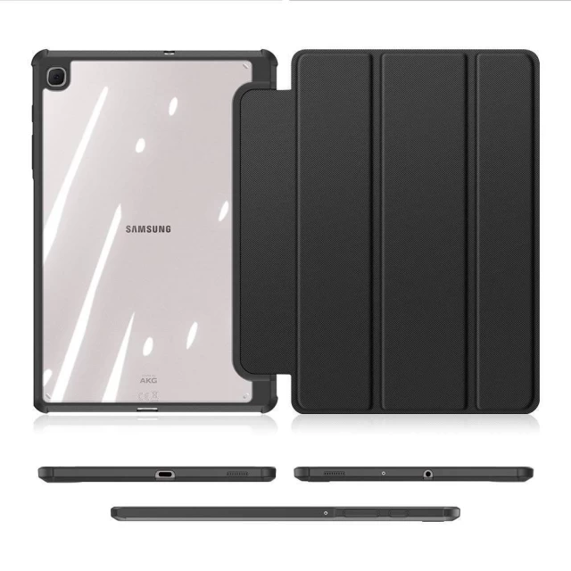 Чохол Dux Ducis Toby Armored Flip Smart Case для Samsung Galaxy Tab S6 Lite Black (6934913049075)