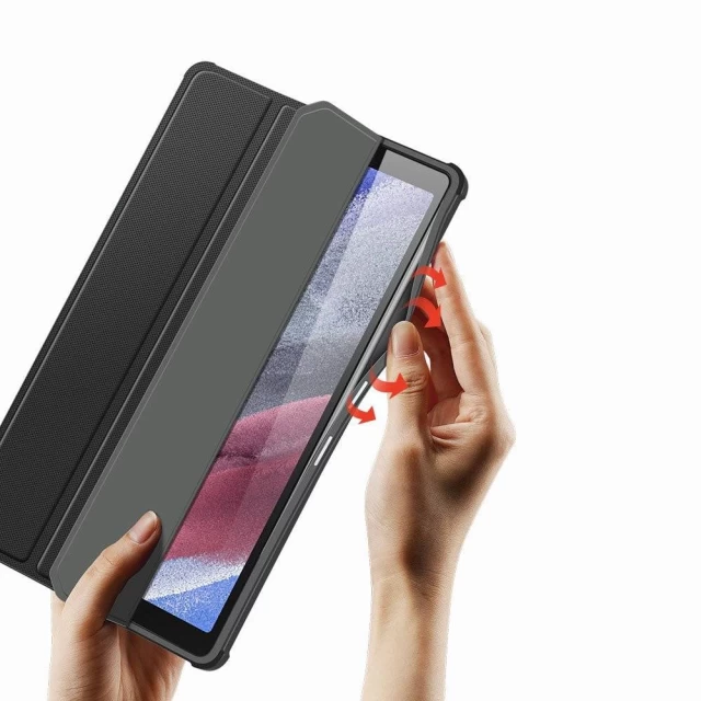 Чехол Dux Ducis Toby Armored Flip Smart Case для Samsung Galaxy Tab A7 Lite (T220 | T225) Black (6934913049112)